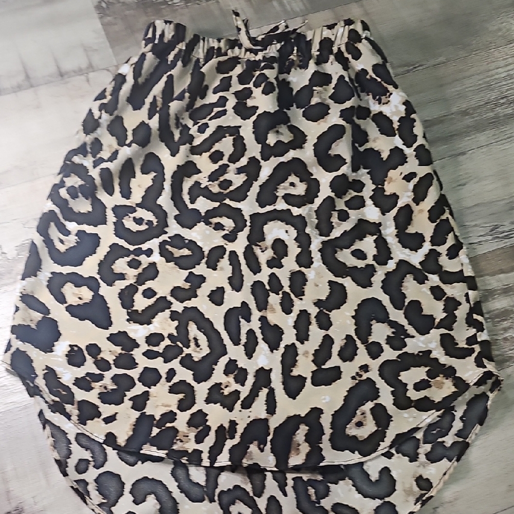 SHEIN Leopard Print Kids Skirt